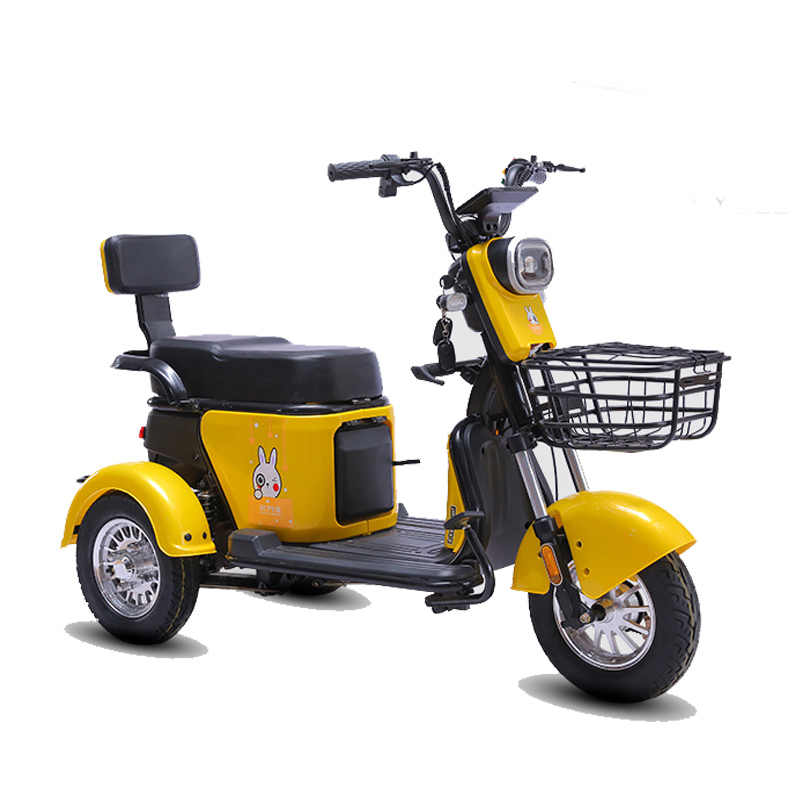 For disabled hot sale  Electric Bicycles Lithium Battery 3 Wheels 2 Person Fashion Commuter Scooter